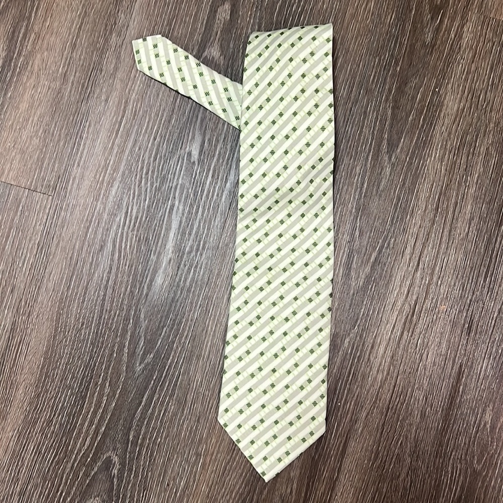 100% polyester made in Italy tie